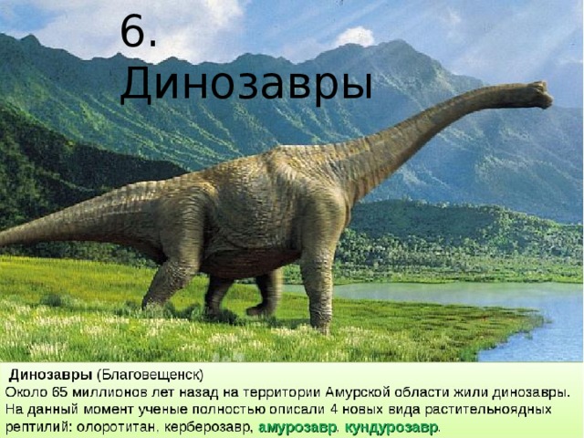 6. Динозавры 