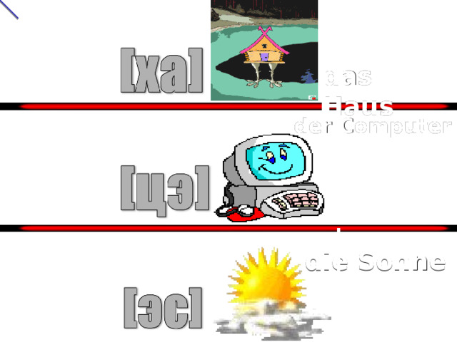 das Haus der Computer die Sonne 