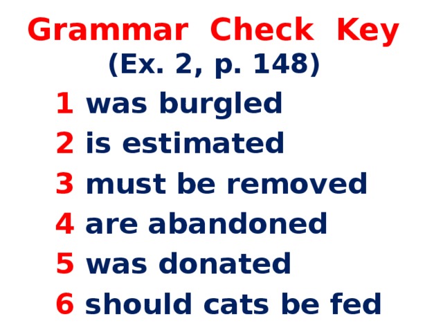 Grammar check module