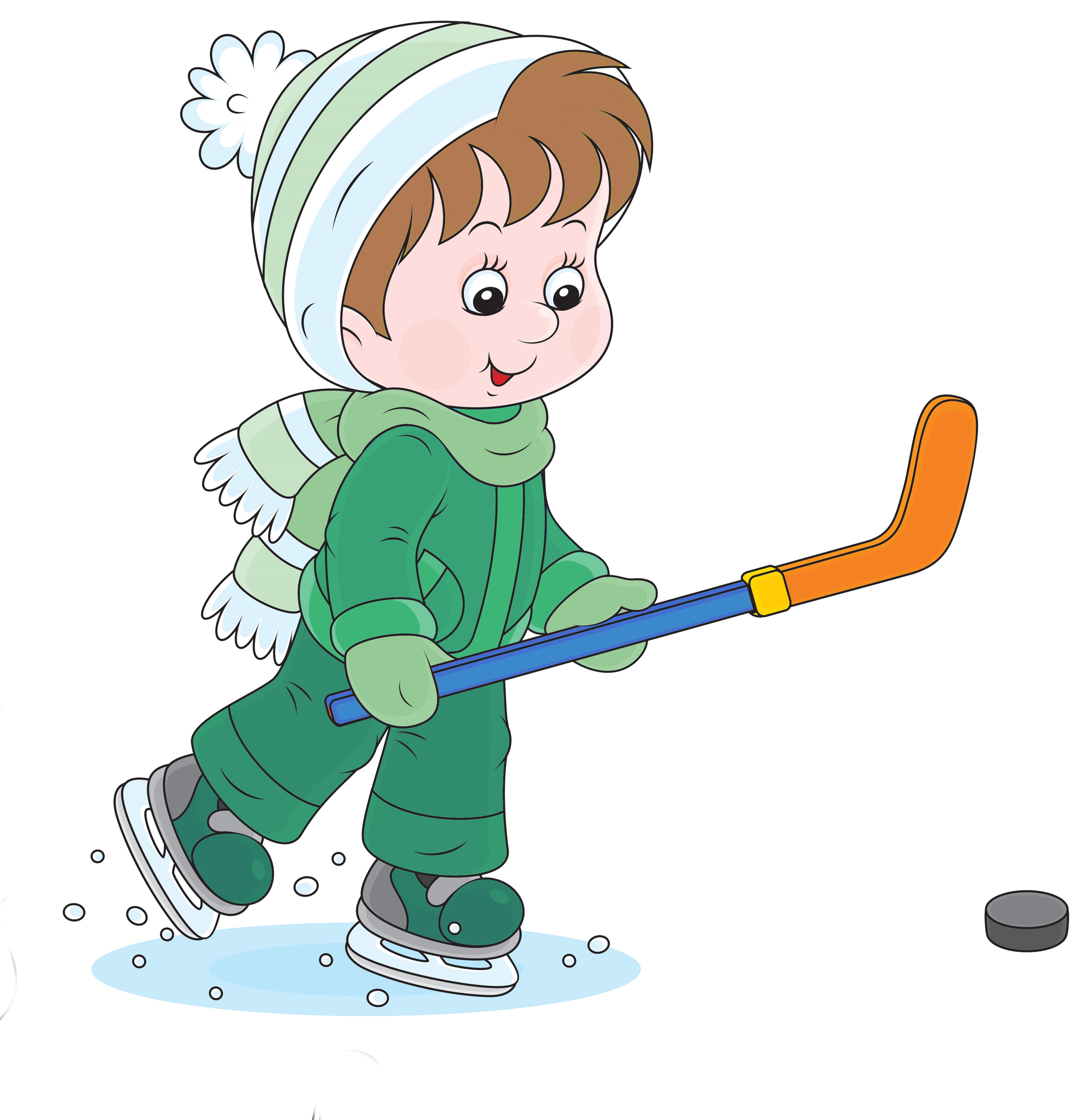 Зимний спорт для дошкольников