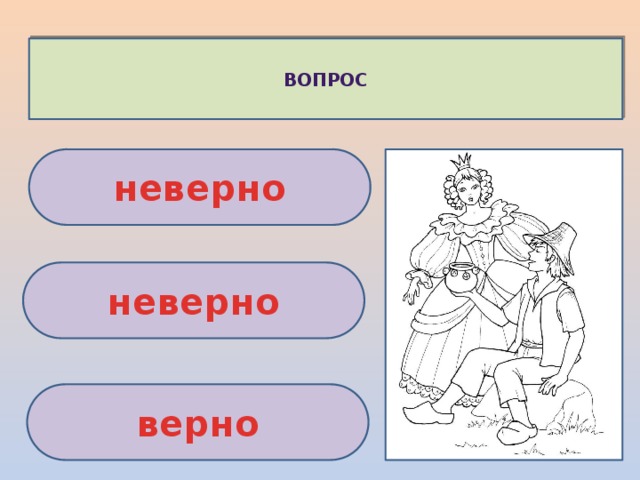 ВОПРОС неверно неверно верно 