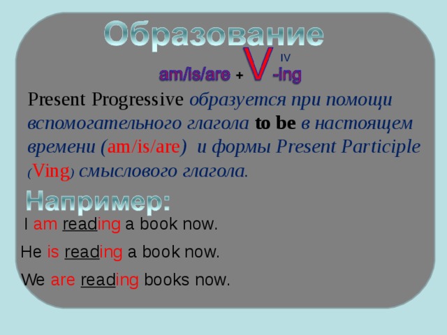 Present progressive правила и примеры Present Progressive Tense