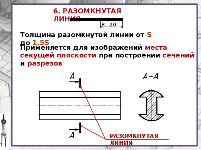 Относительно толщины какой линии задаются толщины всех других линий чертежа ответ на тест