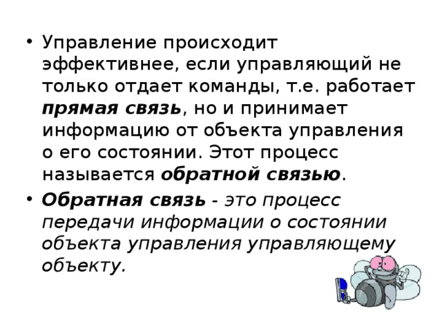 Системы в которых роль управляющего объекта поручается компьютеру называется