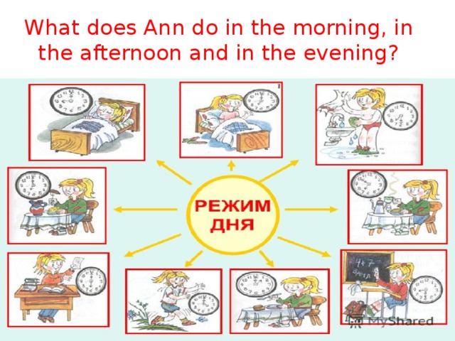 Проект по английскому языку my day