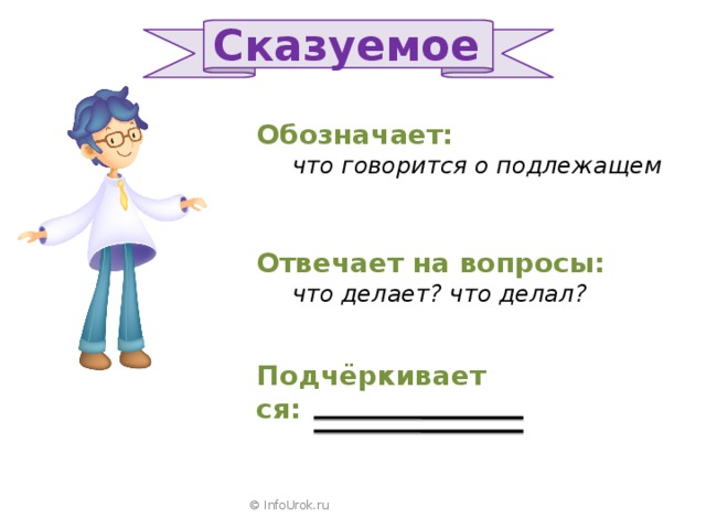 Подлежащее отвечает на вопросы. Сказуемое подчеркивается. Сказуемое как подчеркивается. Какими чертами подчеркивается подлежащее и сказуемое. Обозначает, что говорится о подлежащем.