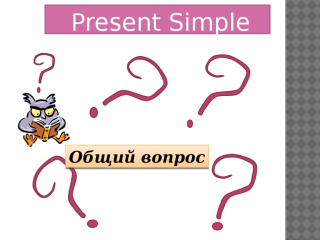  Present Simple Общий вопрос 