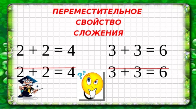 Переместительное свойство сложения 1 класс презентация