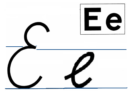 Как пишется прописная буква е большая