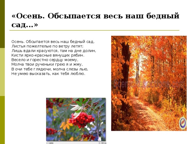 Осень обсыпается весь