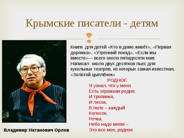 Писатели и поэты о крыме презентация