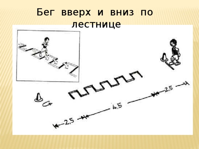 Бег вверх и вниз по лестнице Бег вверх и вниз по лестнице  