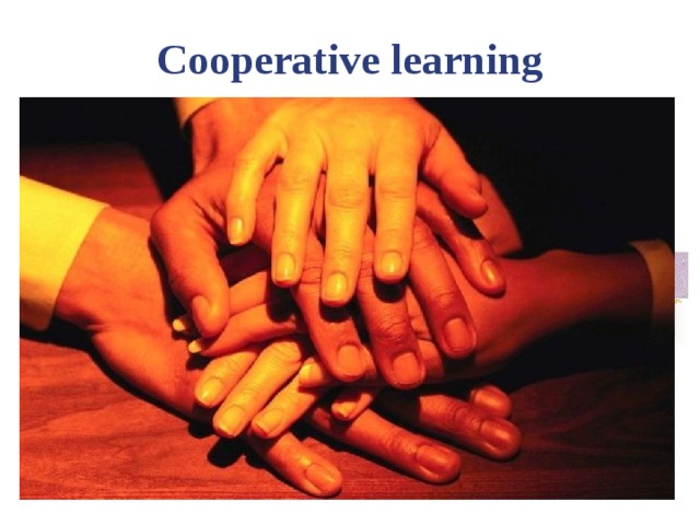 Cooperative learning 