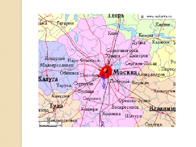 Какие города окружают москву. Подольск на карте Московской области. Подольск на карте Москвы. Карта Московской области. Города рядом с Москвой на карте.