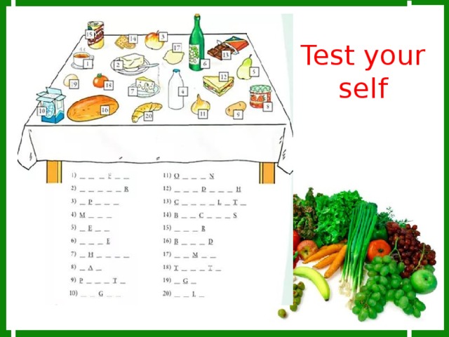 Test your self 