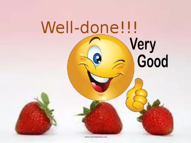 Well-done!!! 