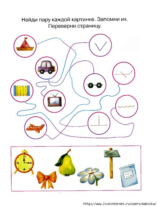 Развитие памяти 6 лет распечатать Игровые упражнения на развитие памяти у детей 5-6 лет