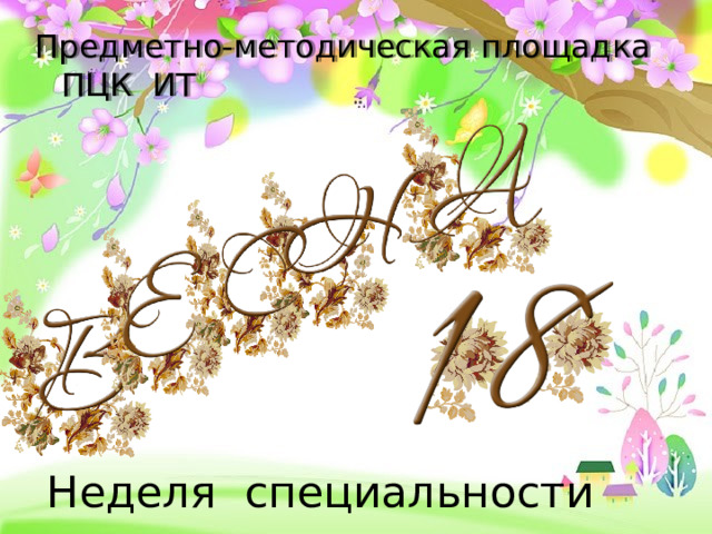 Предметно-методическая площадка ПЦК ИТ Неделя специальности 