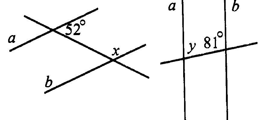 Самостоятельная работа свойства параллельные прямые 7 класс