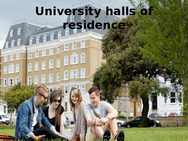 University halls of residence 