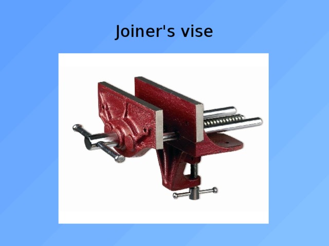 Joiner's vise 