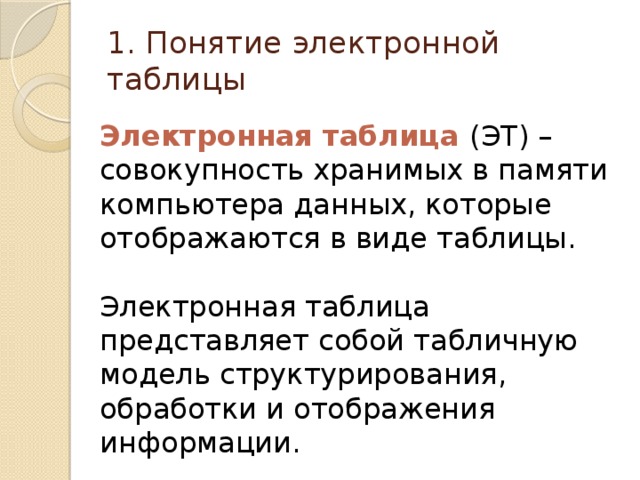 Понятие электронной. Электронная таблица представляет собой. Понятие электронной таблицы. Электронная таблица это совокупность. Электронная таблица представляет собой совокупность.