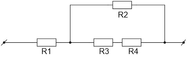На рисунке изображен участок электрической цепи ab состоящий из четырех резисторов каким должно быть