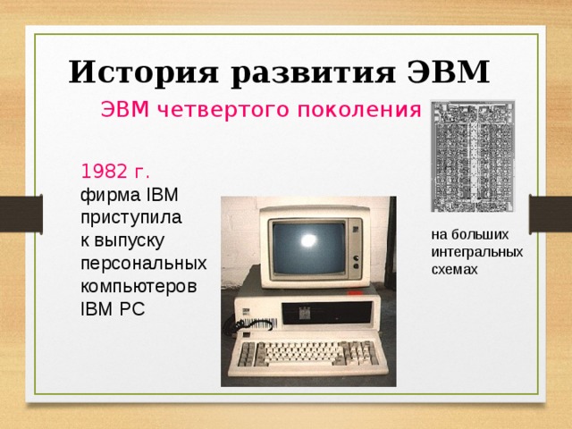 Год поступления в продажу 1 интегральной схемы