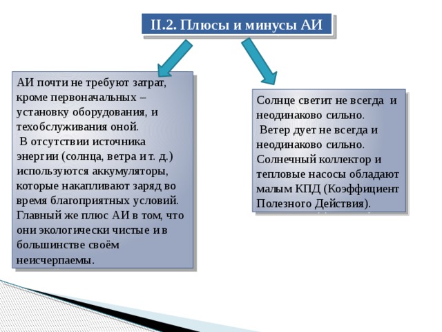 Альтернативные источники энергии плюсы и минусы презентация