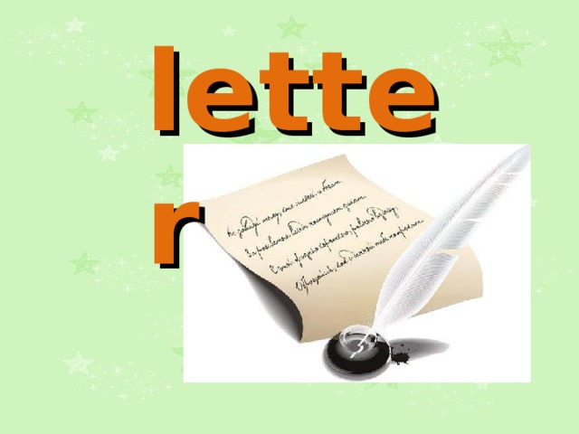 letter 