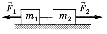 Два груза 1 и 2 массами