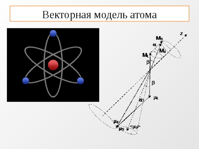 Векторная модель атома