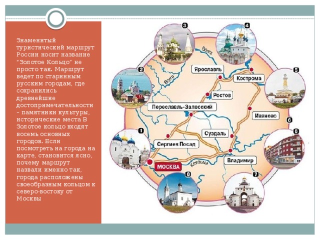 Технологическая карта золотое кольцо россии 3 класс