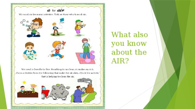 What also you know about the AIR? 