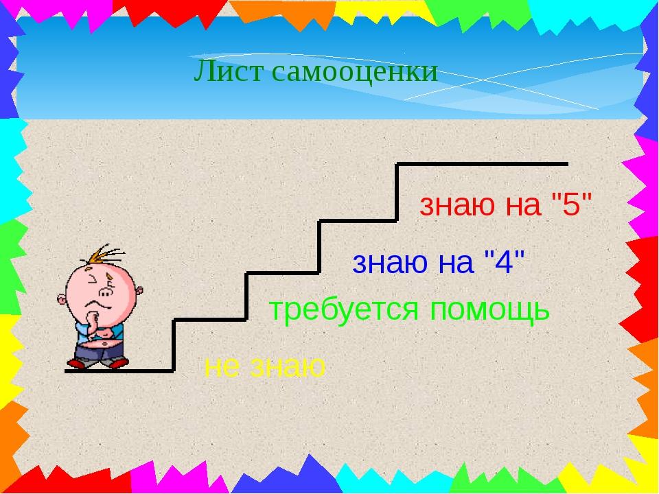 Картинки самооценки для презентации