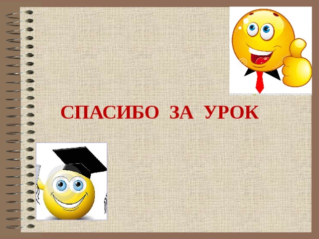 СПАСИБО ЗА УРОК
