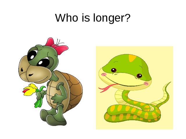 Who is longer? 