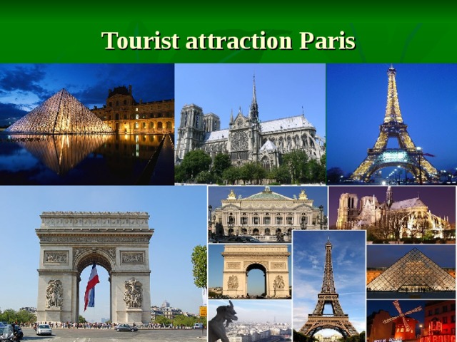 Tourist attraction Paris 