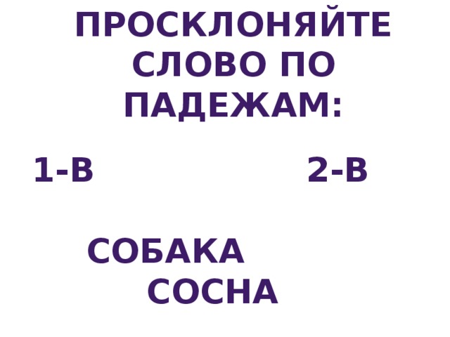 Оба стола просклонять по падежам