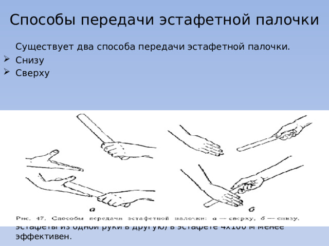 План конспект урока передача эстафетной палочки