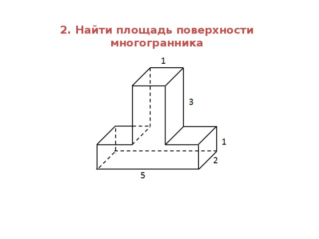 Деталь имеет форму на рисунке многогранника