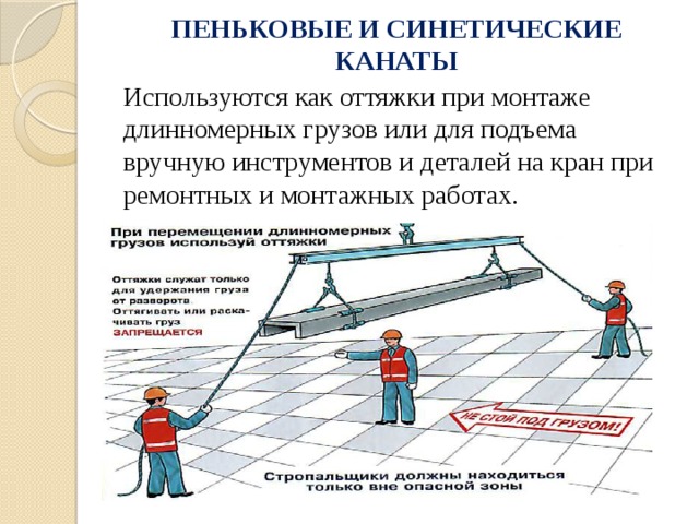 Перемещение длинномерных грузов. Оттяжка для перемещения груза. Оттяжки для длинномерных грузов. Оттяжки для строповки длинномерных грузов. Оттяжка для стропальщика.