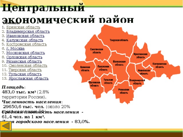 План описания города по географии 9 класс