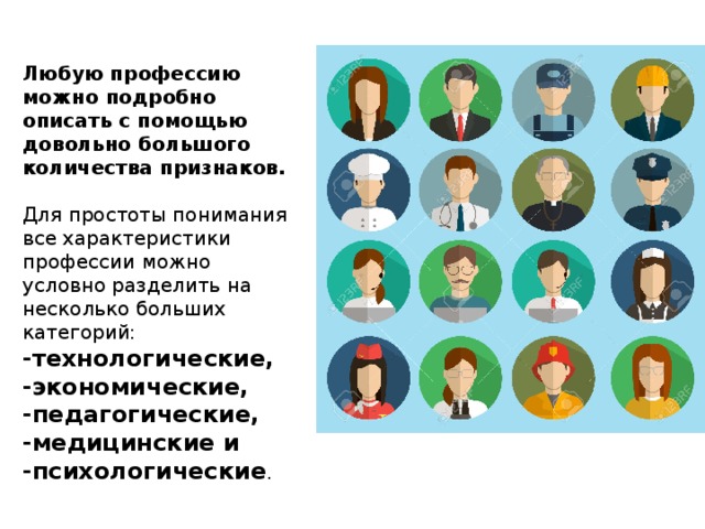 Роль профессии в жизни человека презентация 8 класс технология