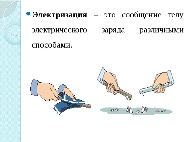 Презентация электризация тел