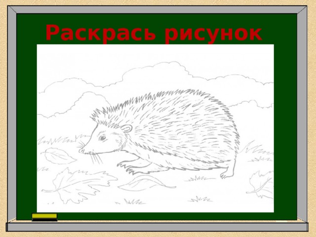 Раскрась рисунок 