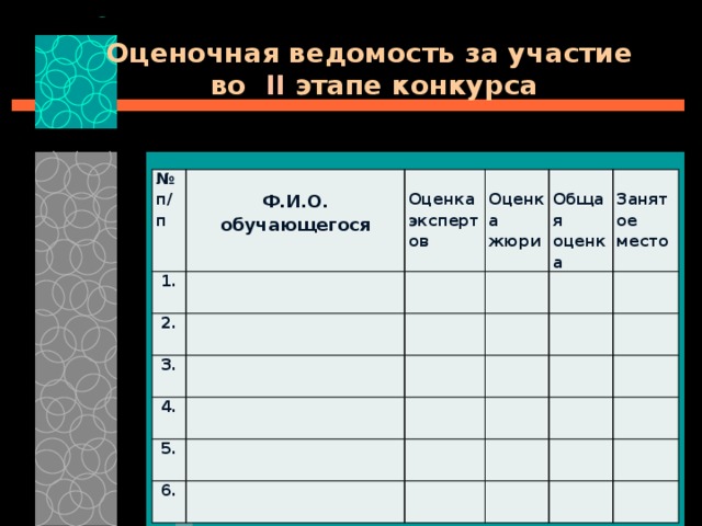 Критерии оценки конкурса рисунков для жюри