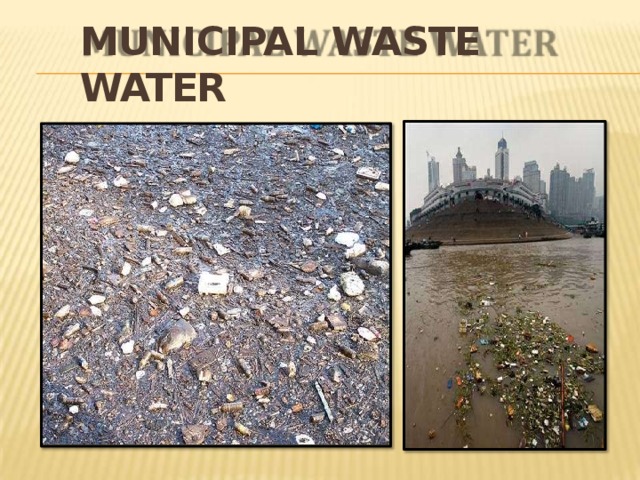 MUNICIPAL WASTE  WATER 