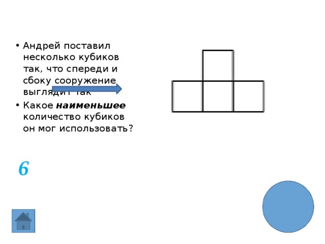 Коробку начали заполнять кубиками как показано на рисунке сколько кубиков войдет в коробку