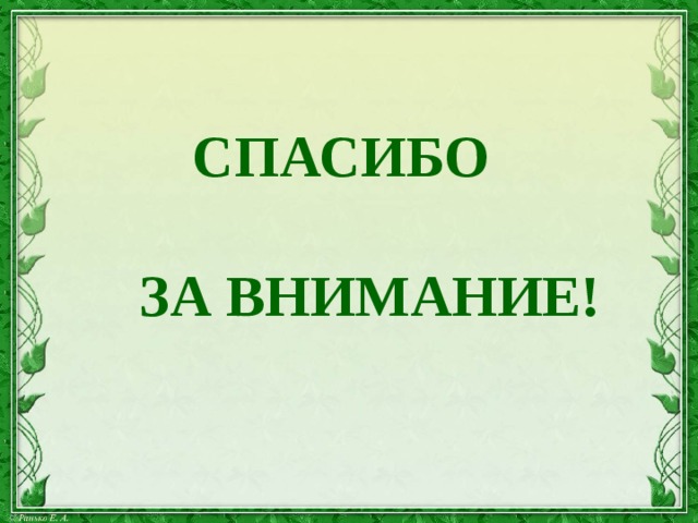  СПАСИБО    ЗА ВНИМАНИЕ! 